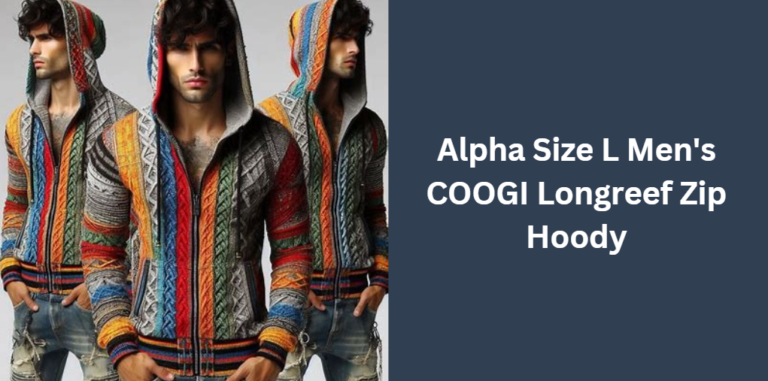 Alpha Size L Men's COOGI Longreef Zip Hoody