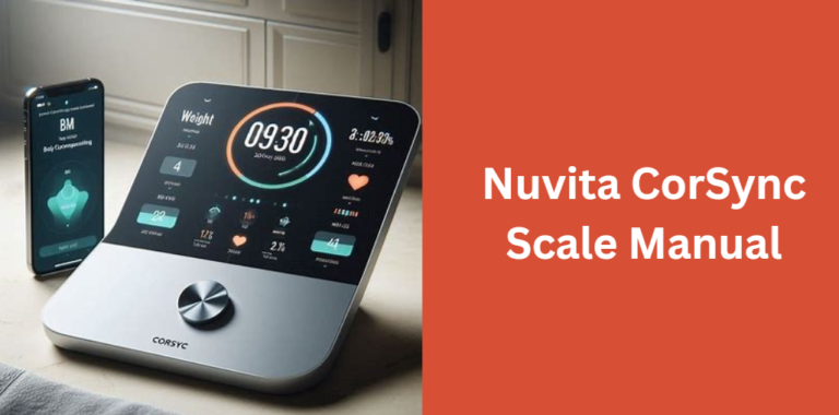 Nuvita CorSync Scale Manual